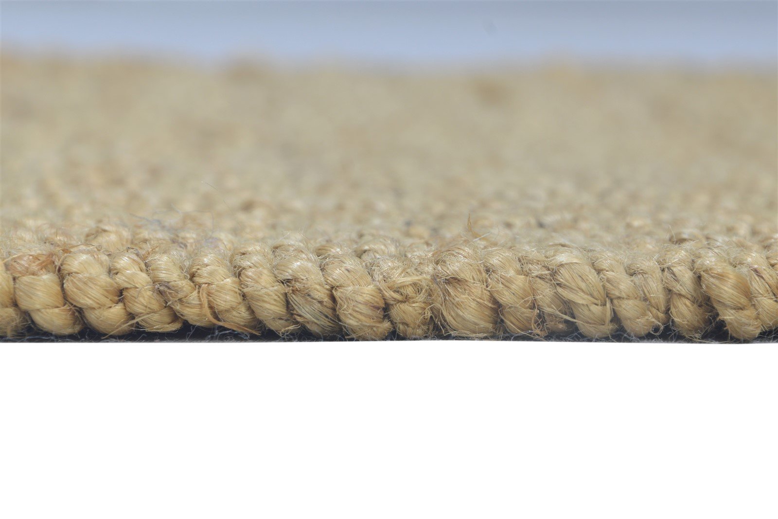 Dolli Hand Knotted Gold Hemp Rug 2' X 3' Modern Scandinavian Solid 7864502026389