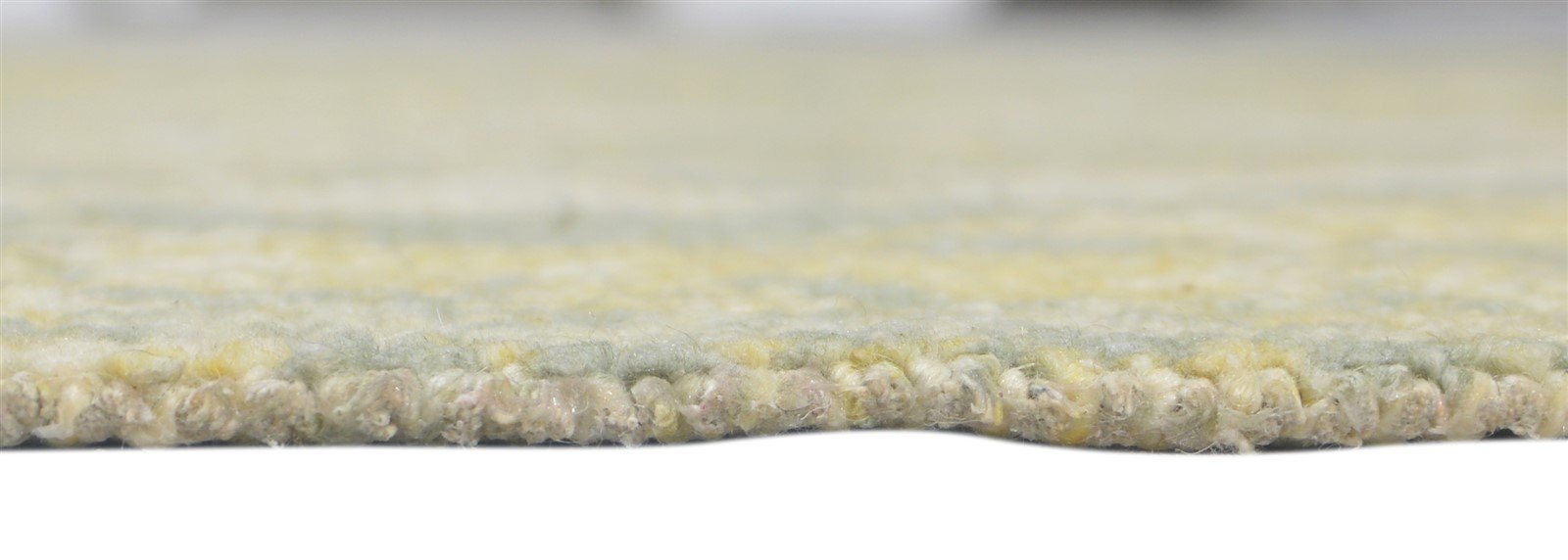 Hand Knotted Gold Wool Rug 6X9 Persian Heriz-Indian Distressed Room Size Carpet 7864082137237
