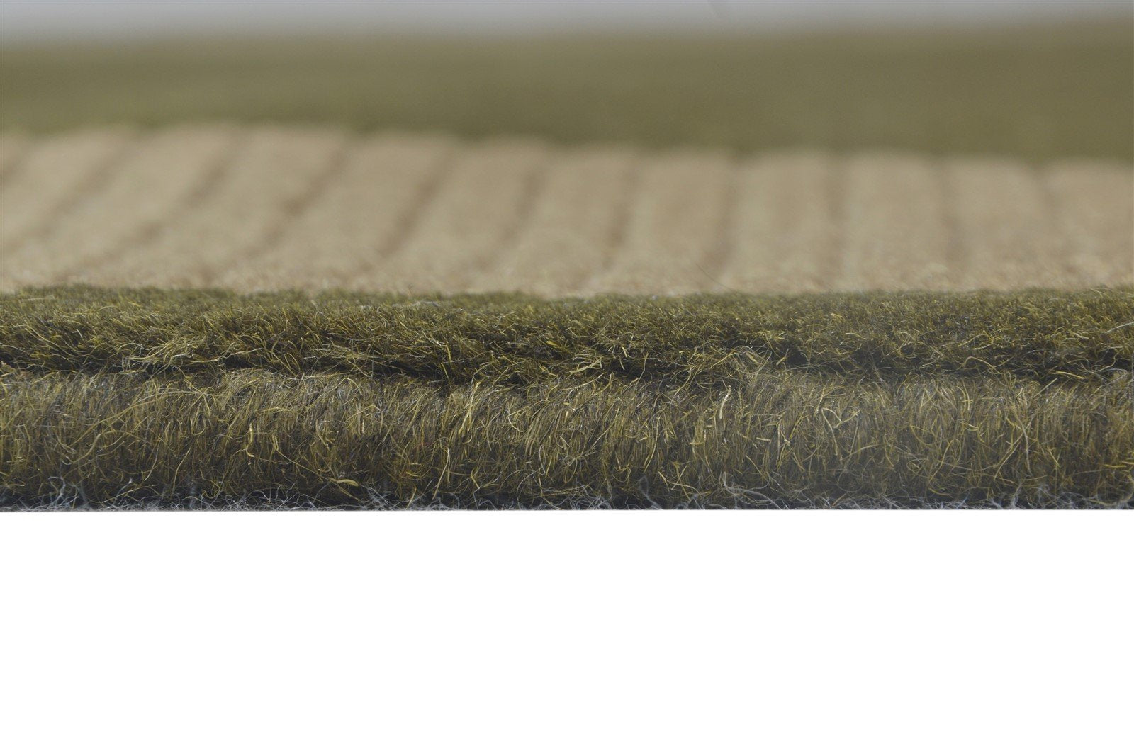 Hand Knotted Green Wool / Silk Rug 4X6 Modern Scandinavian Bordered Room Size 7865108168853