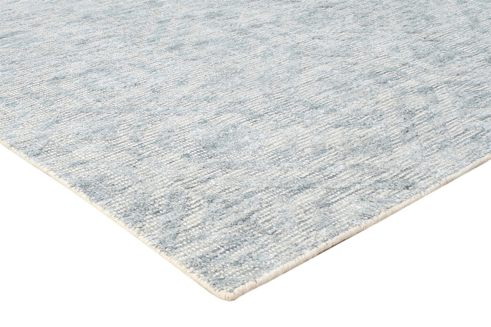 Hand Knotted Grey Rayon From Bamboo Rug 8X10 Modern Scandinavian Trellis Large 7864493965461