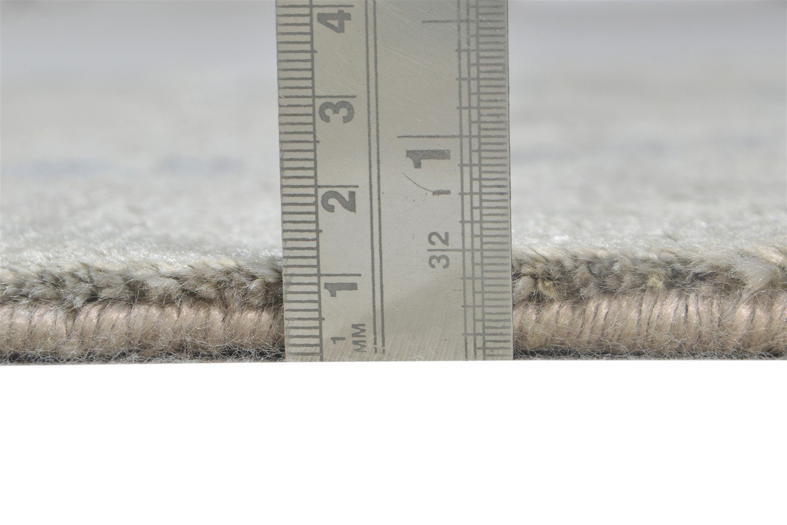 Hand Knotted Grey Silk Rug 2' X 4' Modern American Abstract Small Carpet 7865107841173