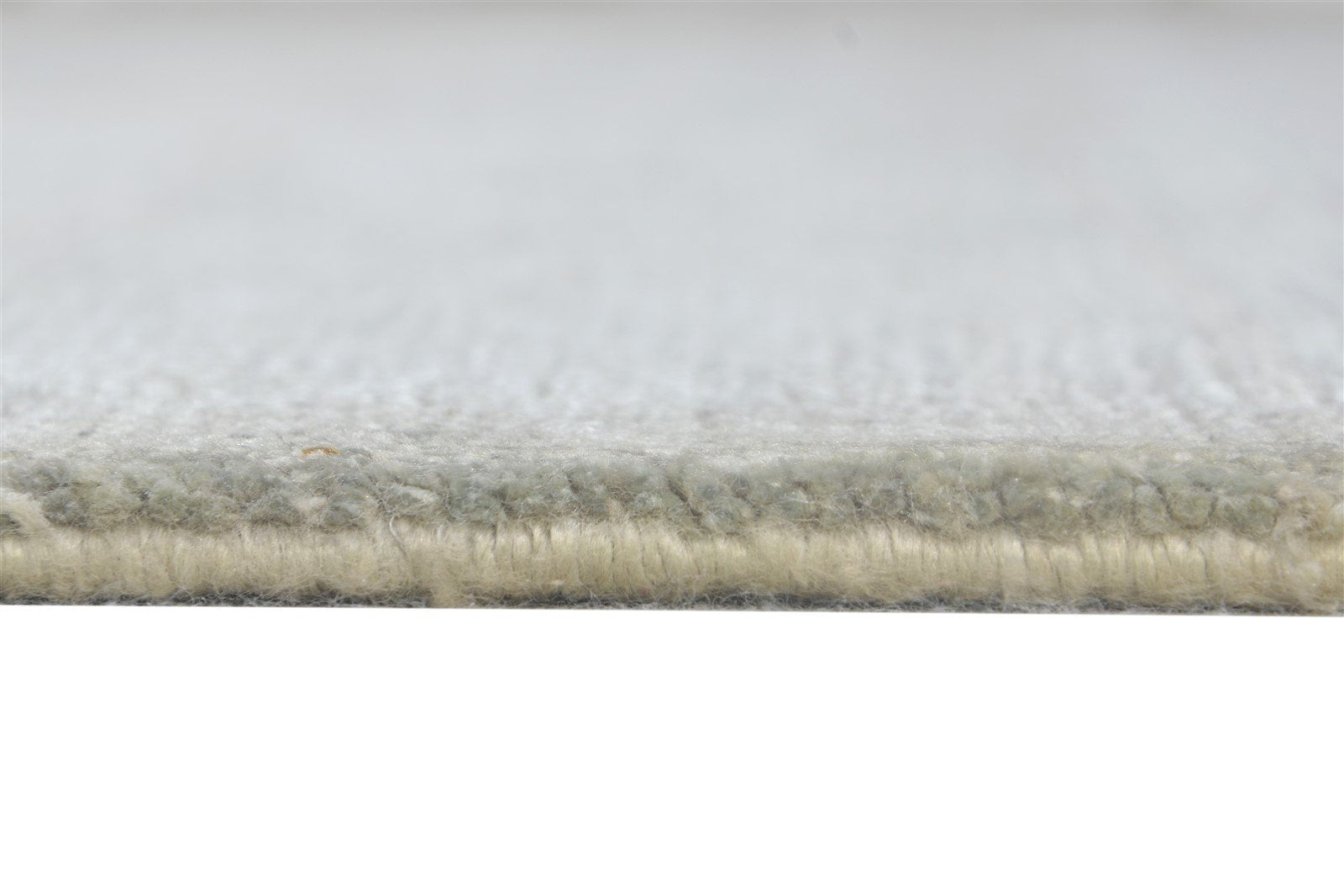 Hand Knotted Grey Silk Rug 6' X 9' Modern American Abstract Large Carpet 7865070649493