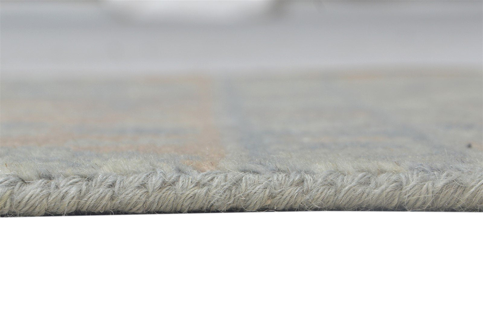 Hand Knotted Grey Wool Rug 2' X 2' Persian Oushak Oriental Small Carpet 7864119787669