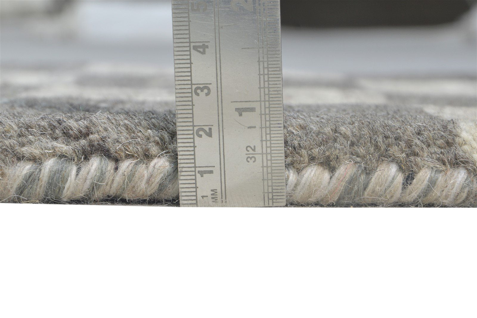 Hand Knotted Grey Wool Rug 2' X 2' Southwestern Gabbeh Tribal Small Carpet 7865102631061