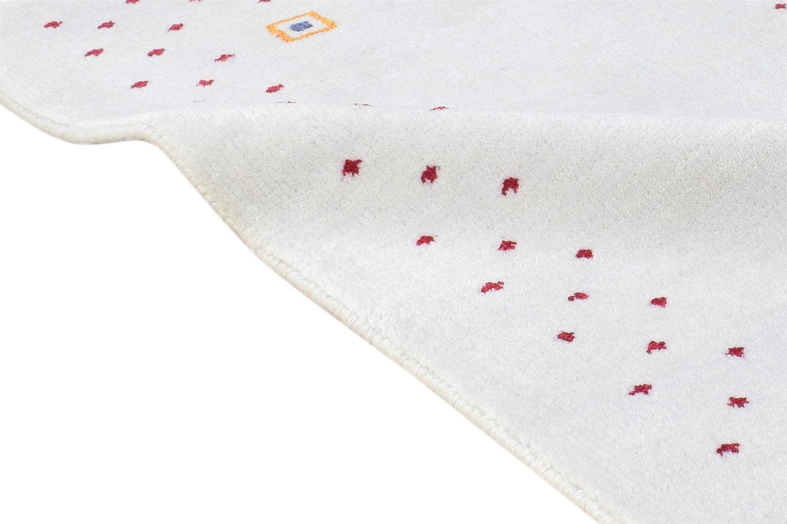 Hand Knotted Grey Wool Rug 2' X 3' Modern Scandinavian Bordered Small Carpet 7865064751253