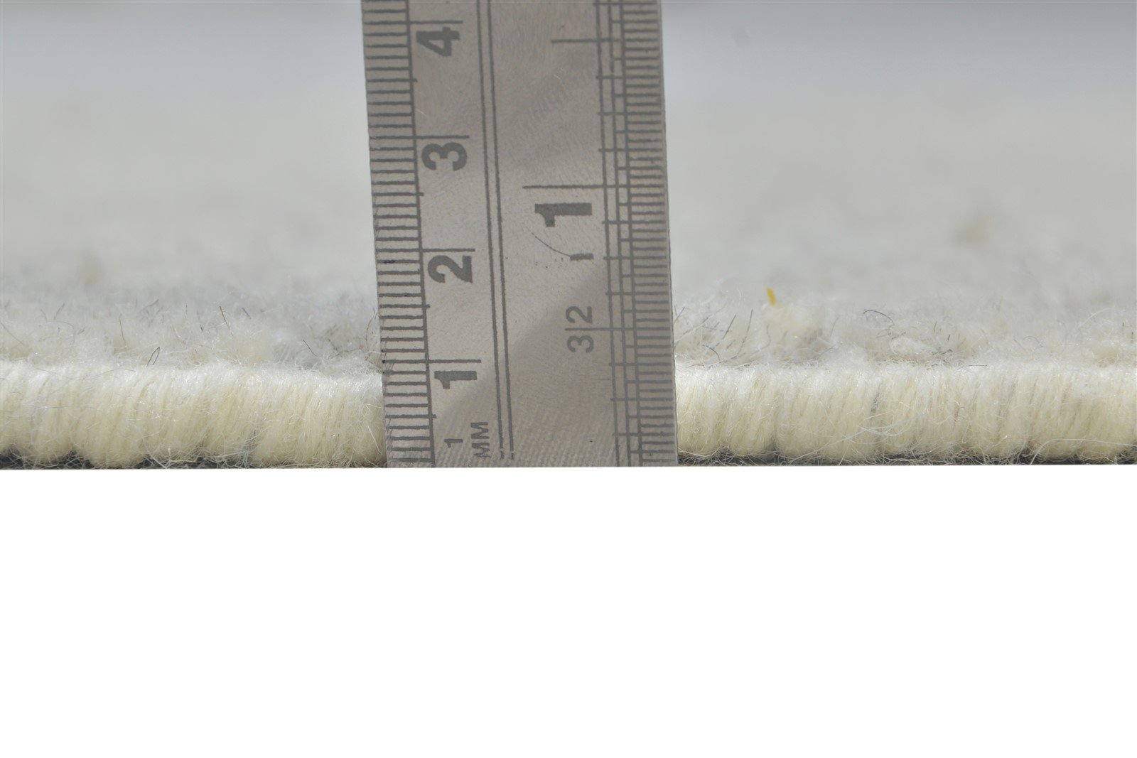 Hand Knotted Grey Wool Rug 2' X 3' Modern Scandinavian Geometric Small Carpet 7864332681365