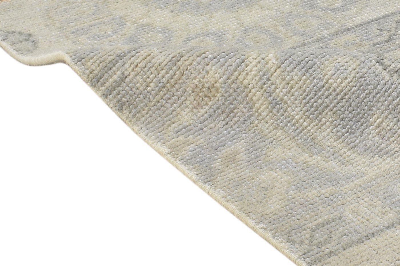 Hand Knotted Grey Wool Rug 2' X 3' Persian Oushak Oriental Small Square 7864331468949