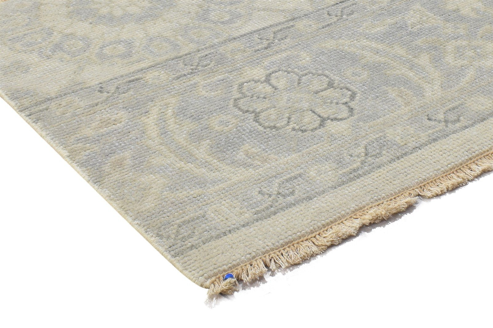 Hand Knotted Grey Wool Rug 2' X 3' Persian Oushak Oriental Small Square 7864331468949