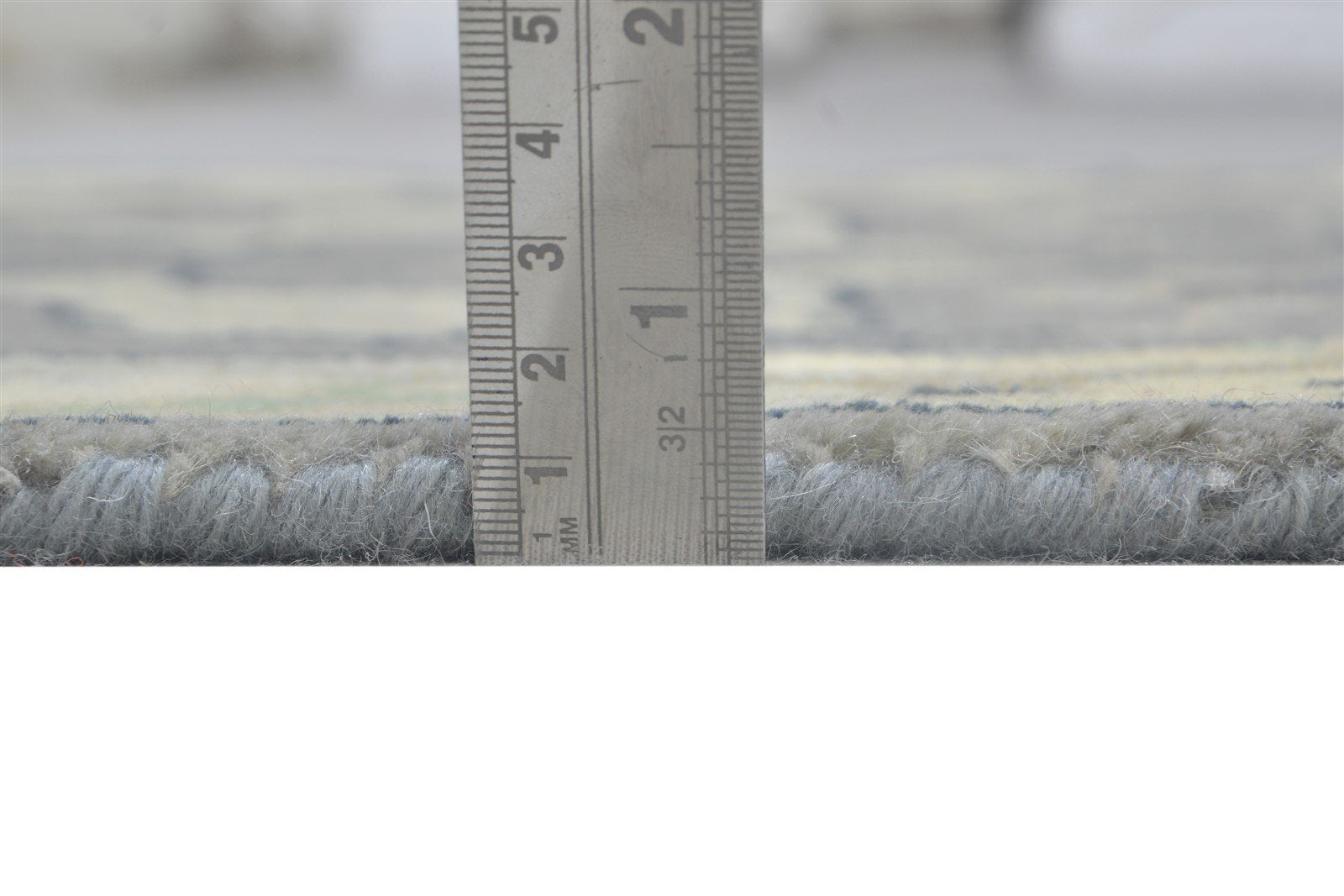 Hand Knotted Grey Wool Rug 3' X 10' Persian Oushak Oriental Small Runner 7864834064533