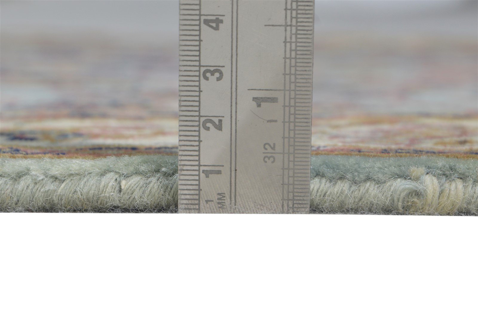 Hand Knotted Grey Wool Rug 3' X 5' Persian Kashan Oriental Small Carpet 7864679923861