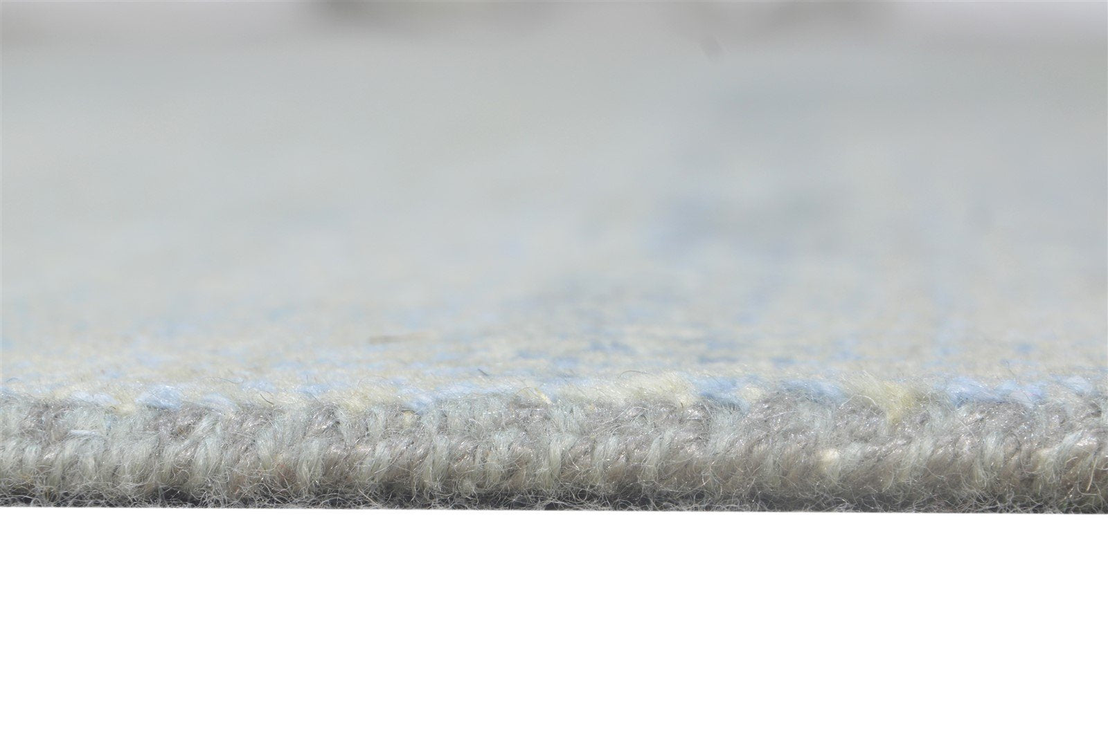 Hand Knotted Grey Wool Rug 5' X 7' Modern Agra Grass Trellis Room Size Carpet 7864596496533