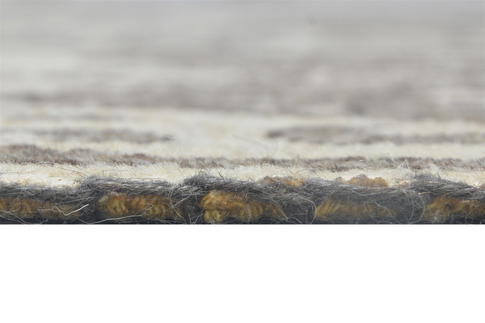 Hand Knotted Grey Wool Rug 5' X 7' Persian Oriental Ikat Room Size Carpet 7864876630165