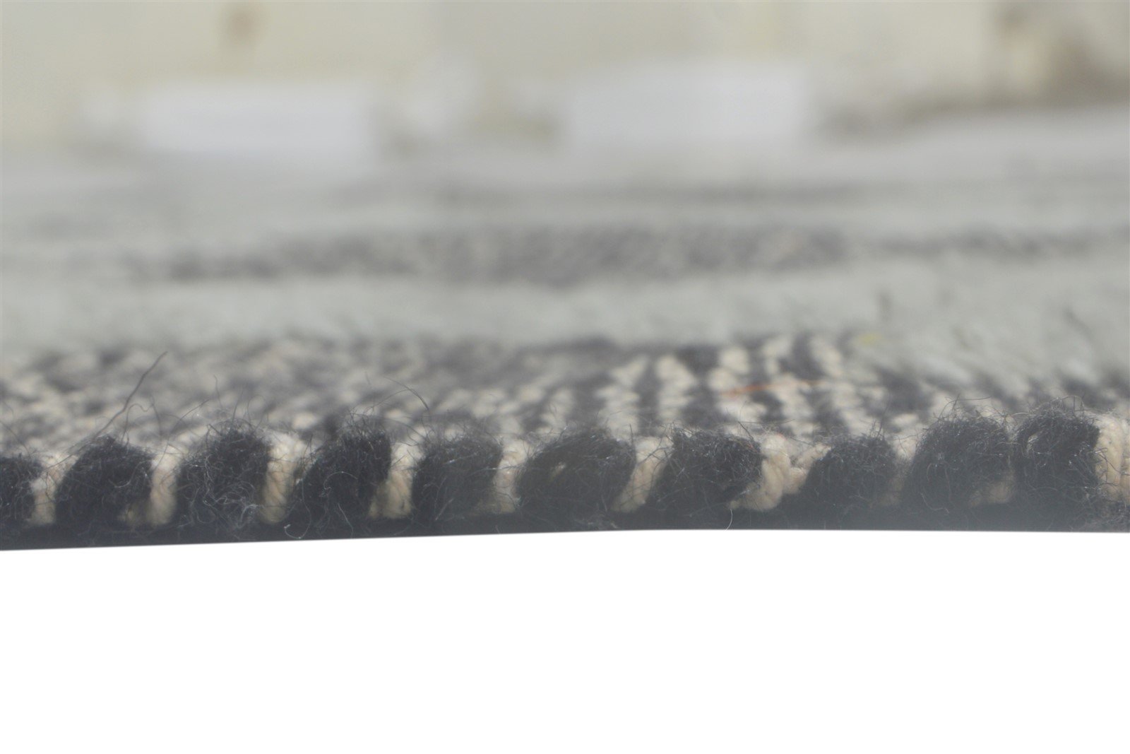 Hand Knotted Grey Wool Rug 5' X 8' Modern French Damask Room Size Carpet 7864090886293