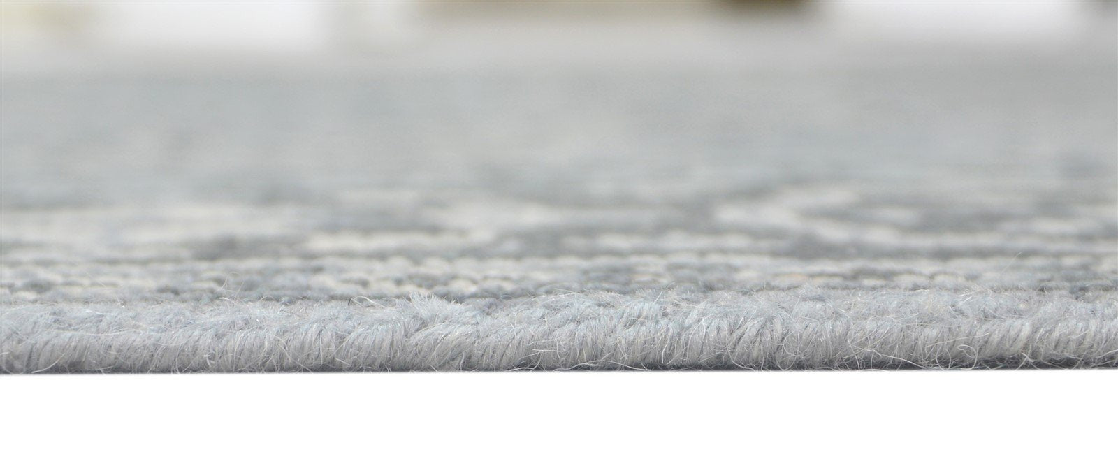 Hand Knotted Grey Wool Rug 6' X 9' Persian Bokhara Oriental Room Size Carpet 7860676296853