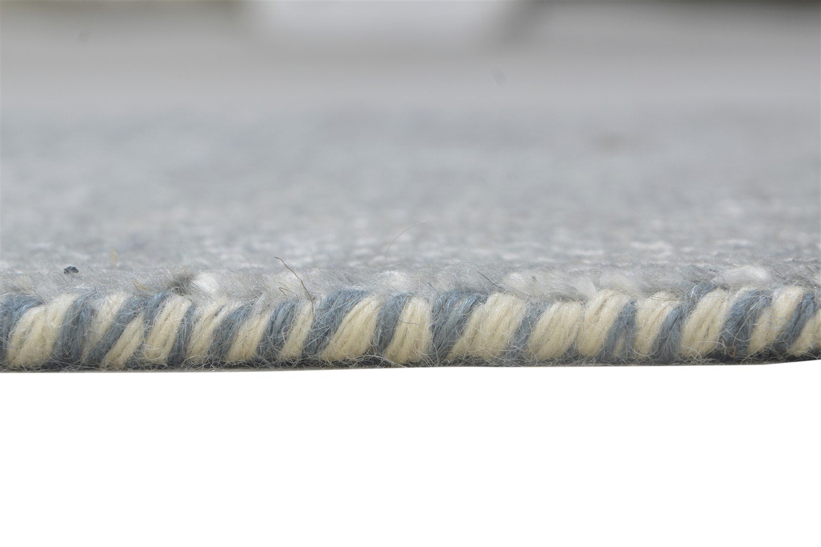 Hand Knotted Grey Wool / Silk Rug 2X3 Modern Scandinavian Grass Trellis Small 7864197152917