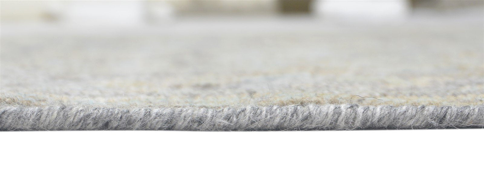Hand Knotted Grey Wool Silk Rug 5' X 8' Modern Herati Oriental Room Size Carpet 7860675772565