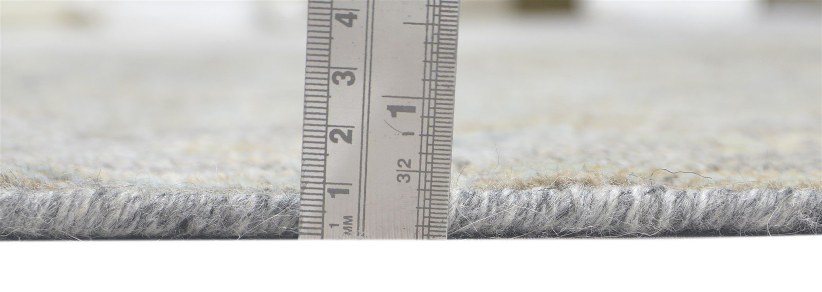 Hand Knotted Grey Wool Silk Rug 5' X 8' Modern Herati Oriental Room Size Carpet 7860675772565