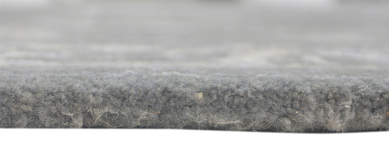 Hand Knotted Grey Wool / Silk Rug 5X7 Modern Oushak Distressed Room Size Carpet 7864082792597