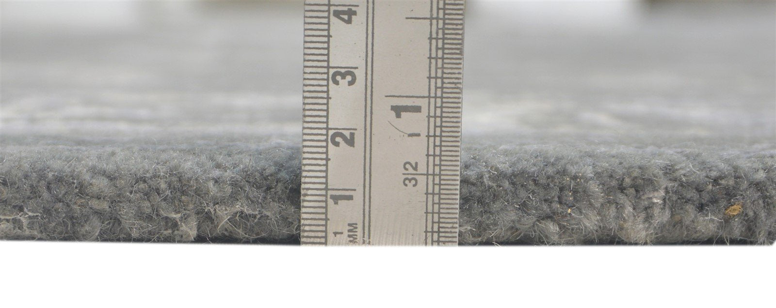 Hand Knotted Grey Wool / Silk Rug 5X7 Modern Oushak Distressed Room Size Carpet 7864082792597
