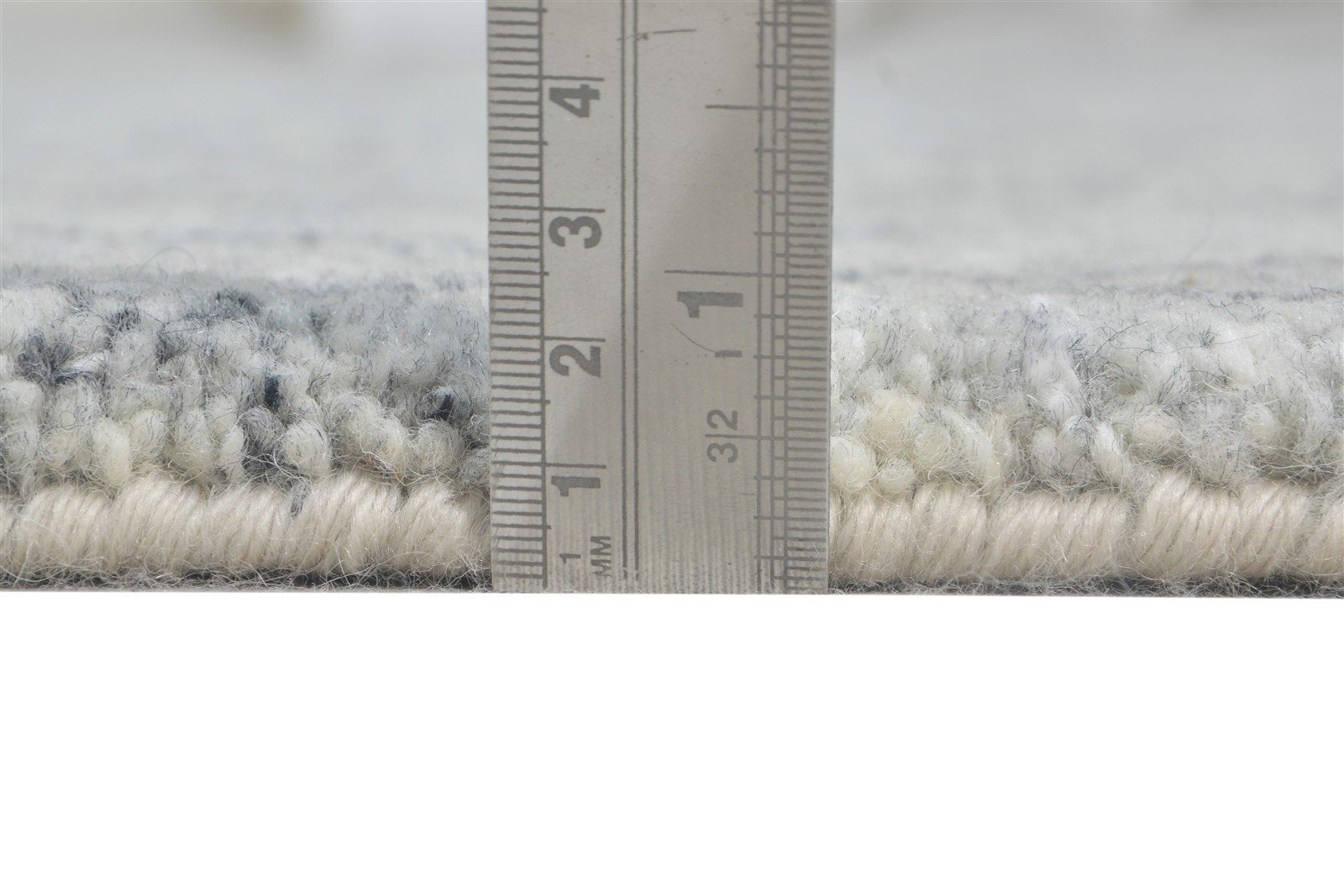 Hand Knotted Grey Wool / Silk Rug 5X8 Modern Moroccan Diamond Room Size Carpet 7865011994773