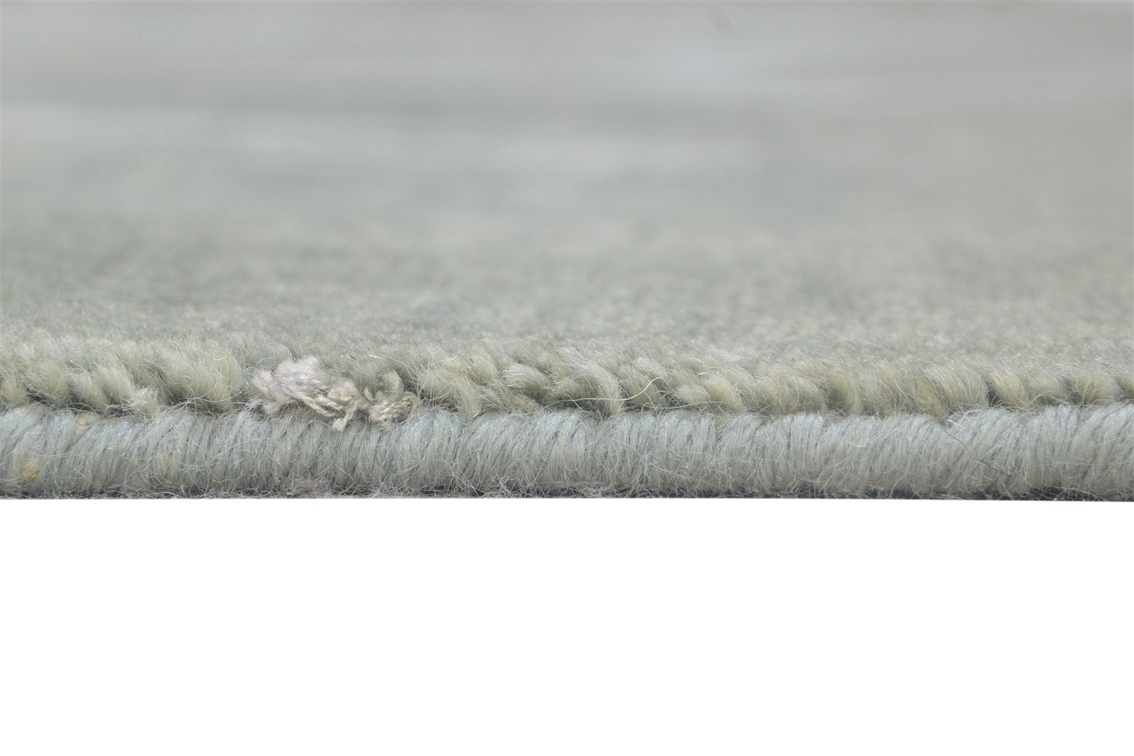 Hand Knotted Grey Wool / Silk Rug 6' X 9' Modern French Floral Room Size Carpet 7865071337621