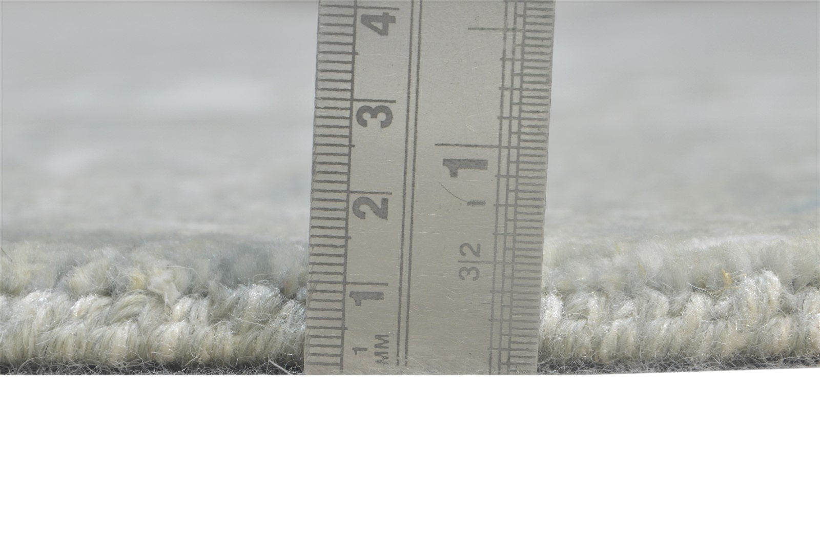 Hand Knotted Grey Wool / Silk Rug 6X10 Modern European Abstract Room Size 7864604426389