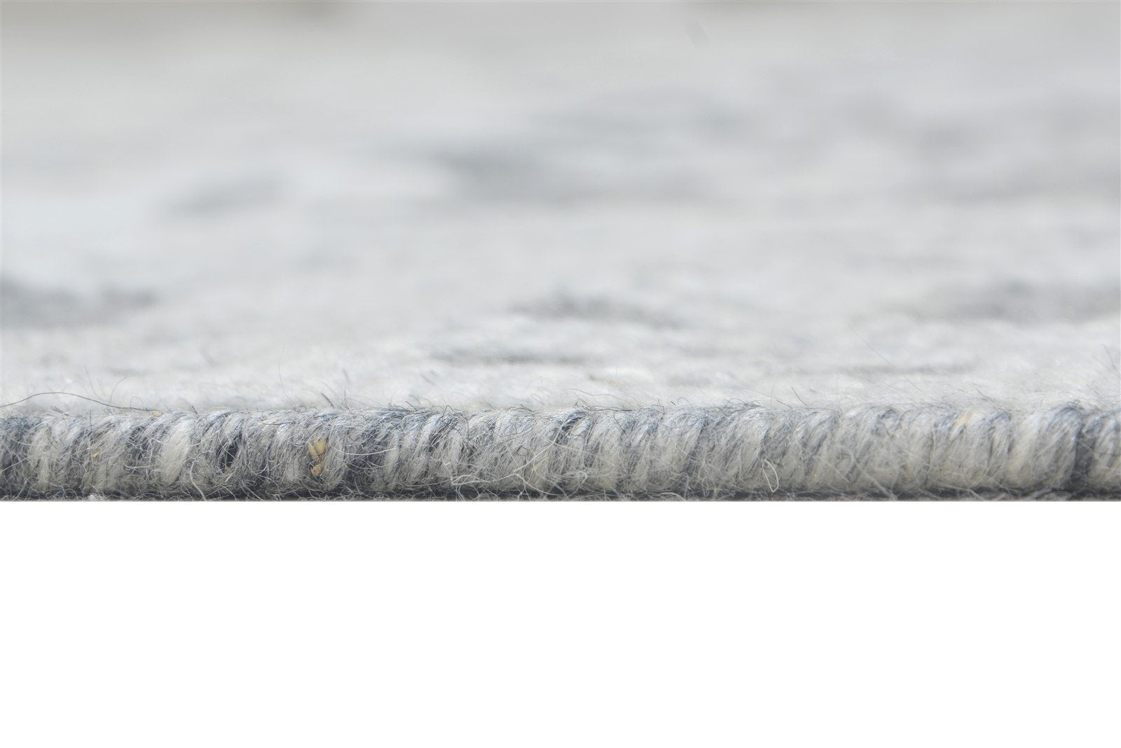 Hand Knotted Grey Wool Silk Rug 6X9 Modern Scandinavian Oriental Room Size 7864626086037