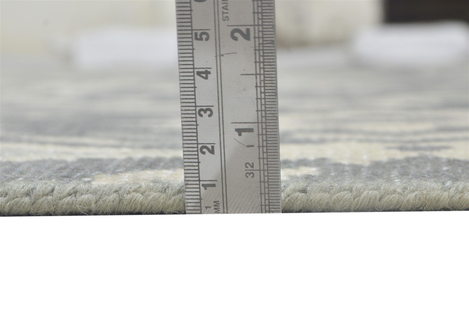 Hand Knotted Grey Wool Silk Rug 9' X 12' Modern Moroccan Trellis Large Carpet 7864104616085