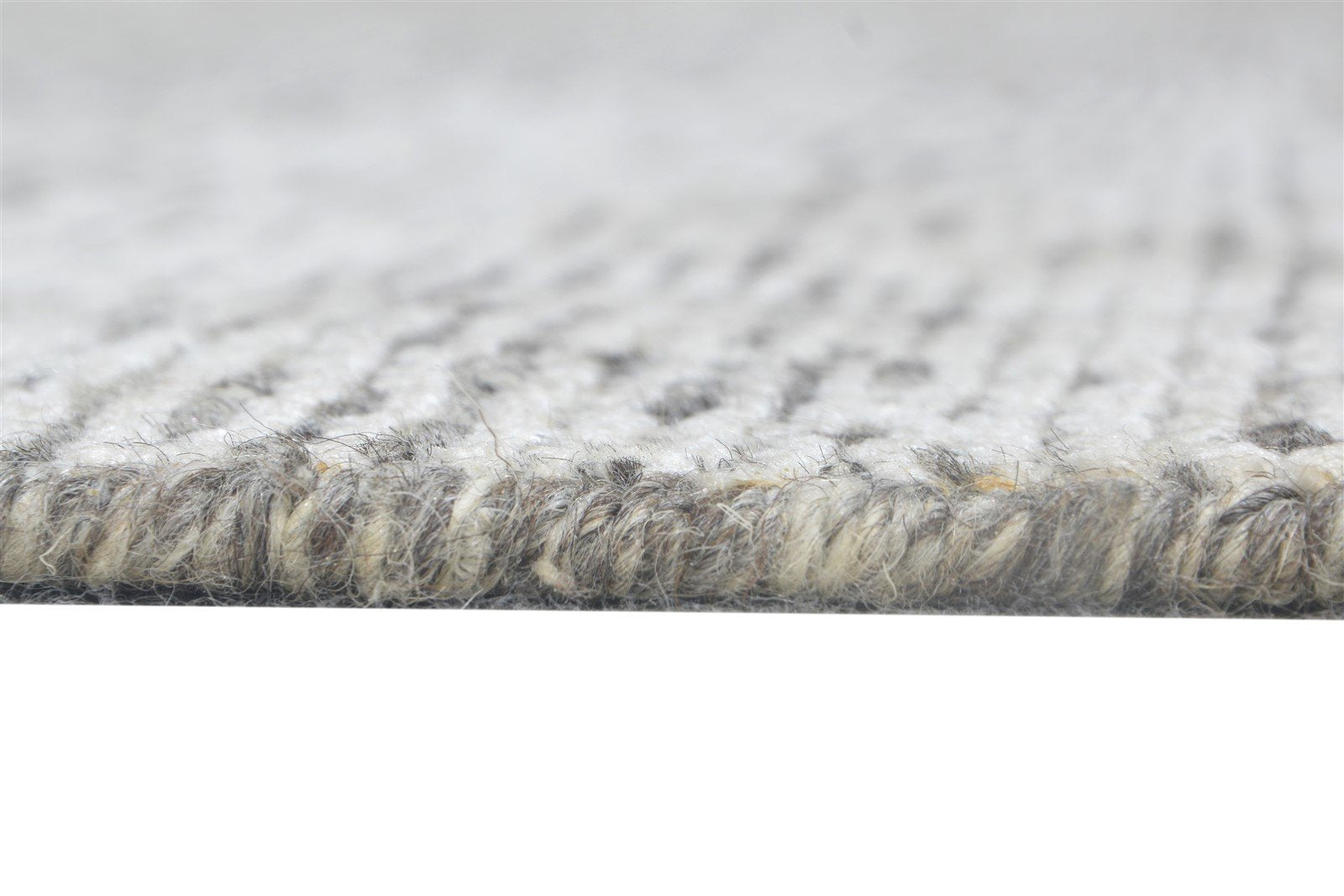 Hand Knotted Grey Wool / Silk Rug 9X12 Modern Scandinavian Solid Large Carpet 7864576737429