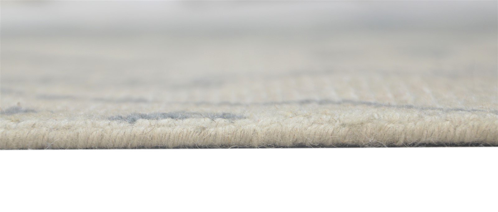 Hand Knotted Ivory Wool Rug 5X6 Persian Sarouk-Indian Oriental Room Size Carpet 7860681277589
