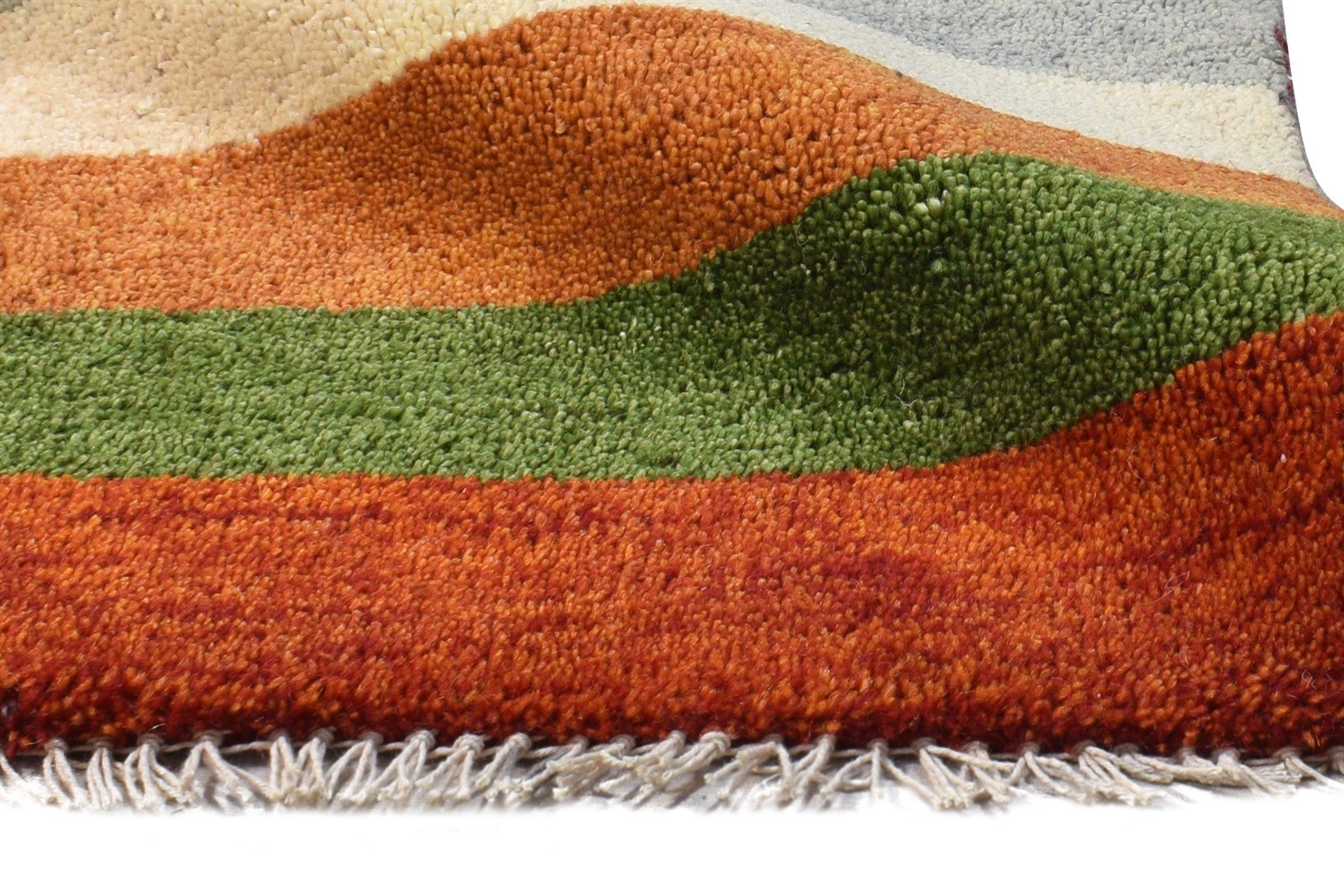 Mahalia Hand Knotted Multi Color Wool Rug 1X2 Persian Southwestern Tribal 7865181601941