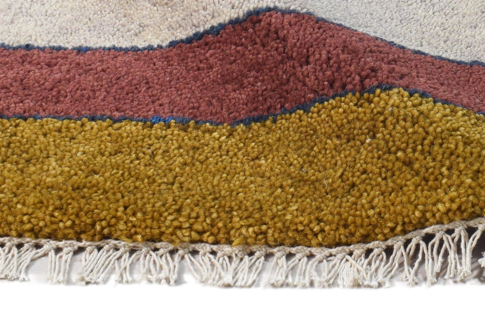 Kitti Hand Knotted Multi Color Wool Rug 1X2 Southwestern Gabbeh Tribal 7864557174933