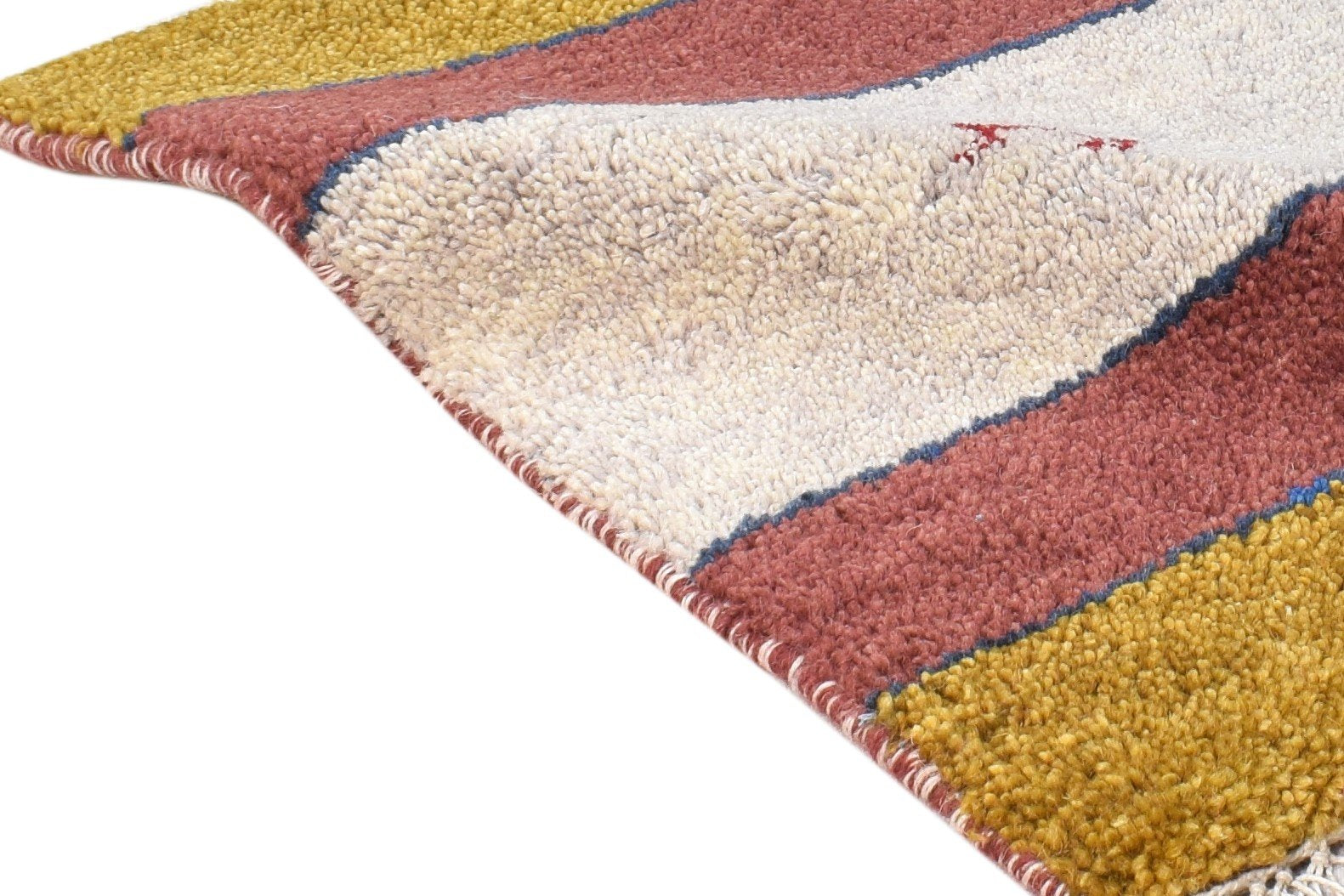Kitti Hand Knotted Multi Color Wool Rug 1X2 Southwestern Gabbeh Tribal 7864557174933