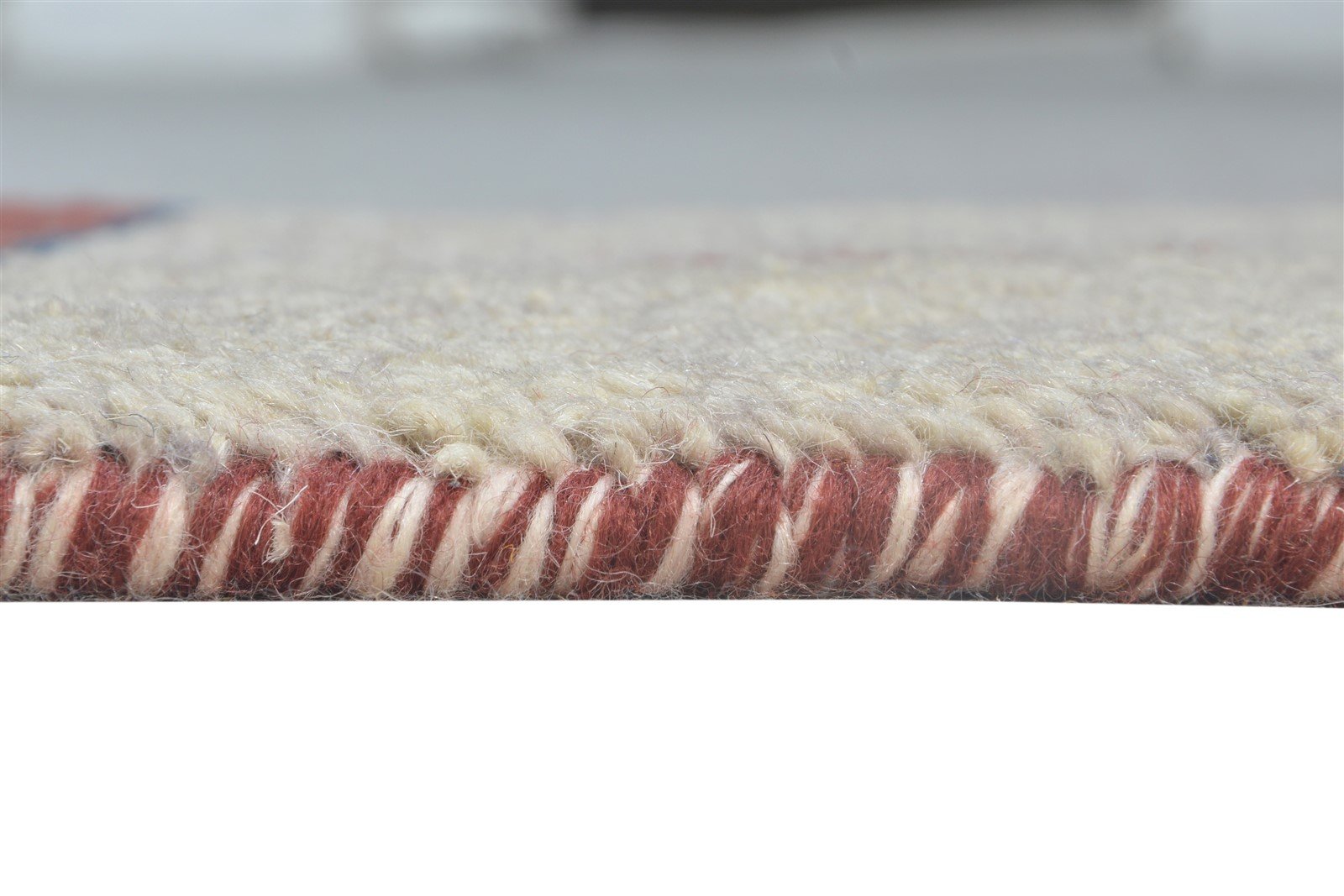 Kitti Hand Knotted Multi Color Wool Rug 1X2 Southwestern Gabbeh Tribal 7864557174933