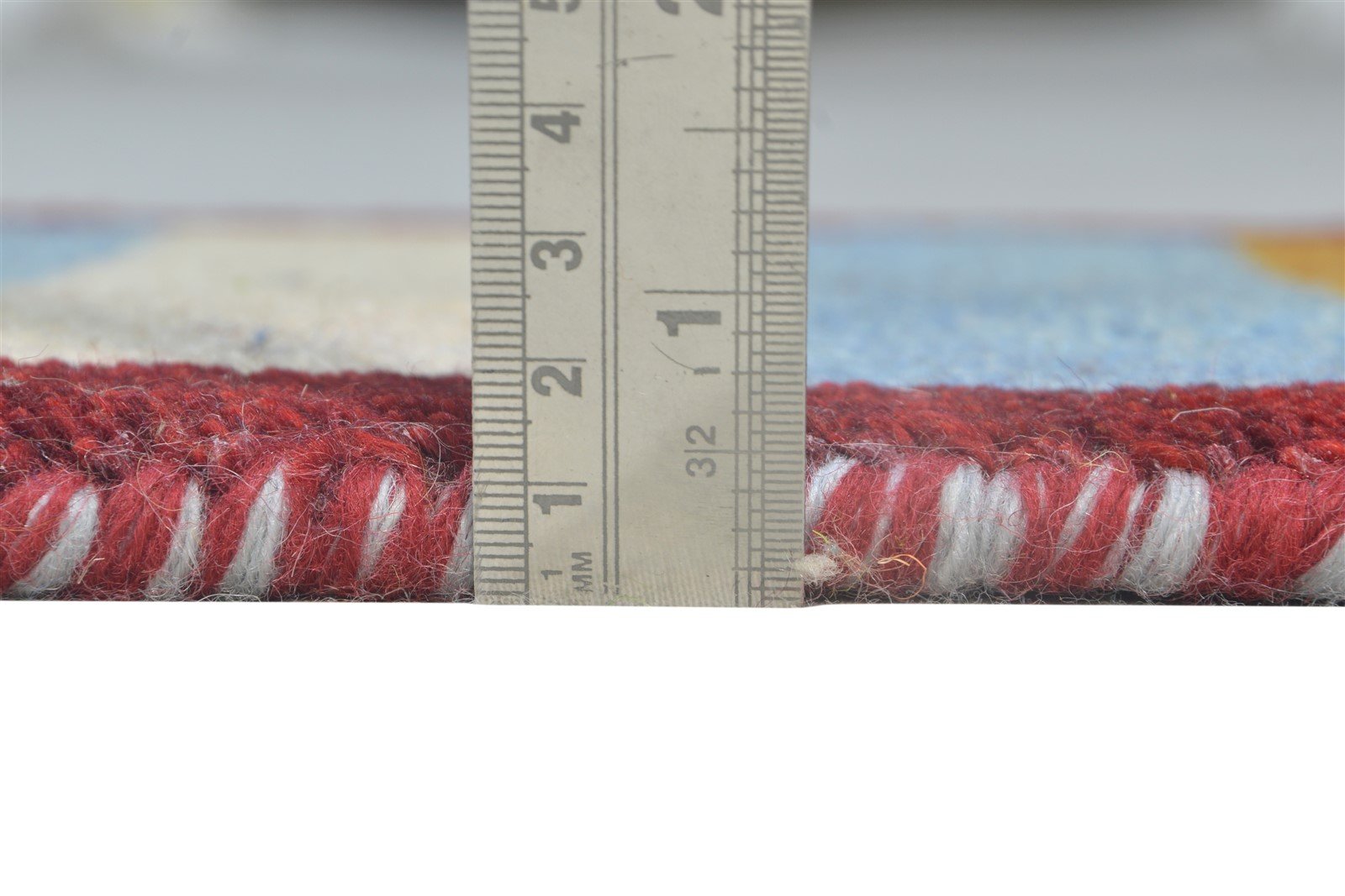 Hand Knotted Multi Color Wool Rug 1X2 Tribal Gabbeh Southwestern Small Carpet 7864509497493