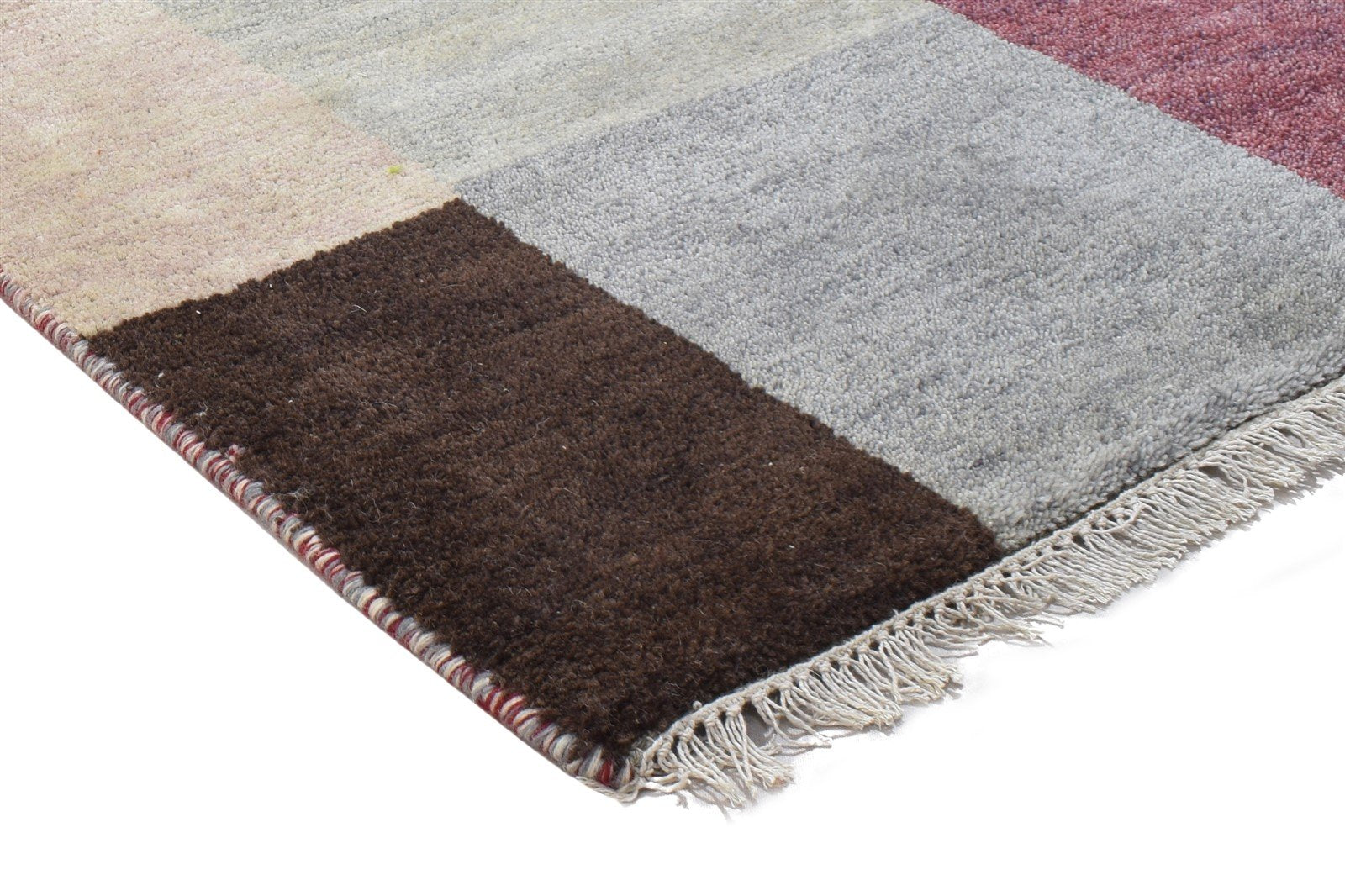 Hand Knotted Multi Color Wool Rug 2'6 X 5' Persien Gabbeh Tribal Small Carpet 7864316657813