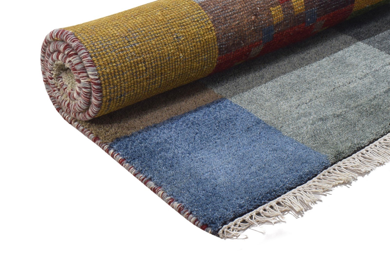 Jaymee Hand Knotted Multi Color Wool Rug 2'6 X 5' Persien Gabbeh Tribal 7864316723349