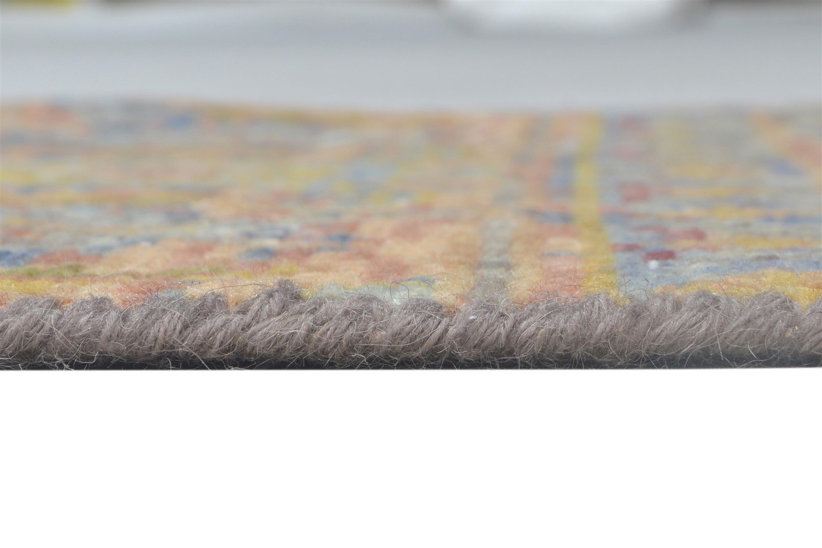 Merissa Hand Knotted Multi Color Wool Rug 2X2 Modern Heriz-Indian Oriental 7864120672405