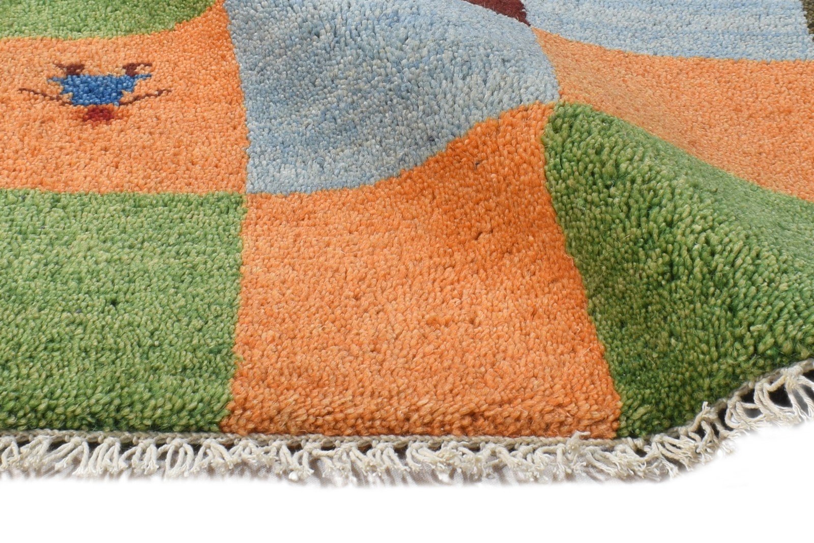Hand Knotted Multi Color Wool Rug 2X3 Southwestern American Tribal Small Carpet 7865062817941
