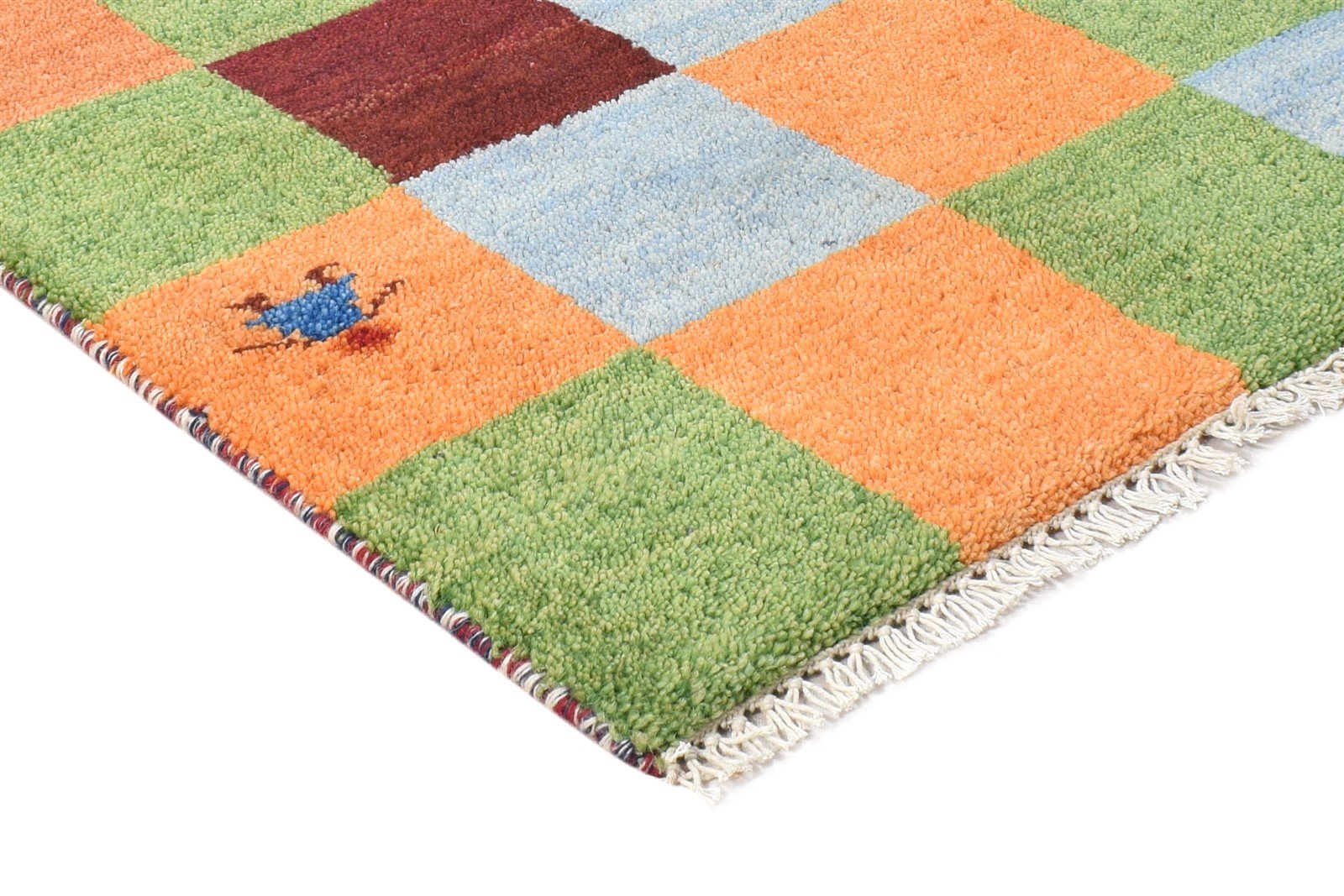 Hand Knotted Multi Color Wool Rug 2X3 Southwestern American Tribal Small Carpet 7865062817941