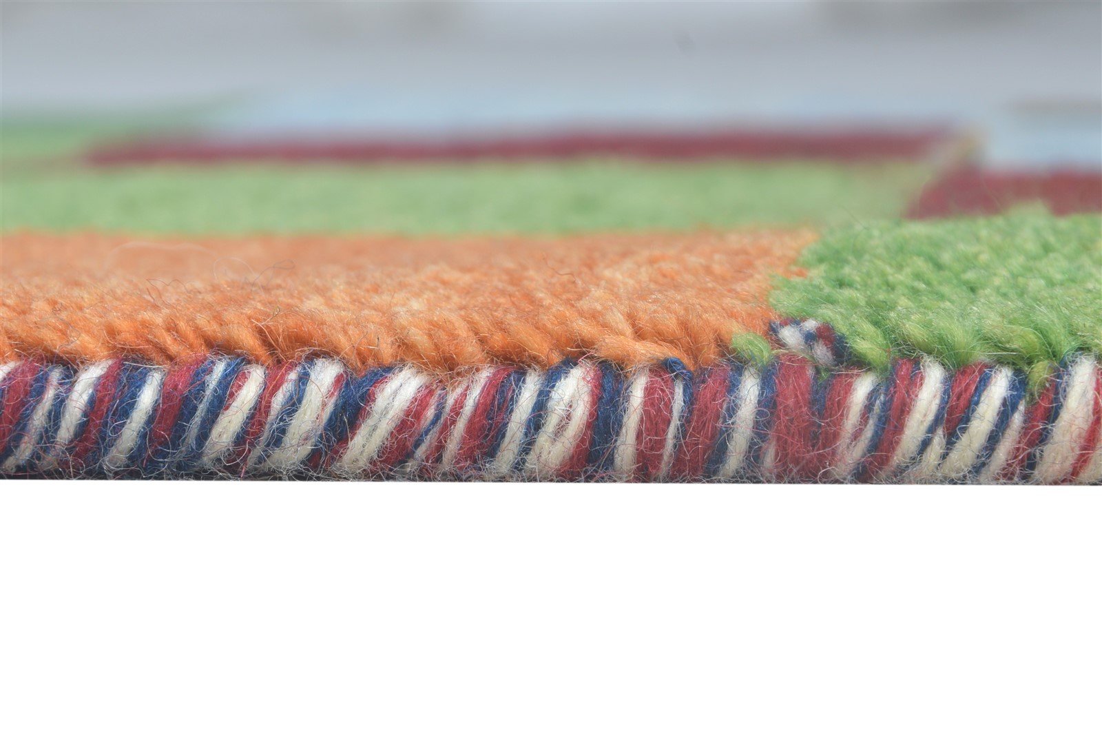 Hand Knotted Multi Color Wool Rug 2X3 Southwestern American Tribal Small Carpet 7865062817941