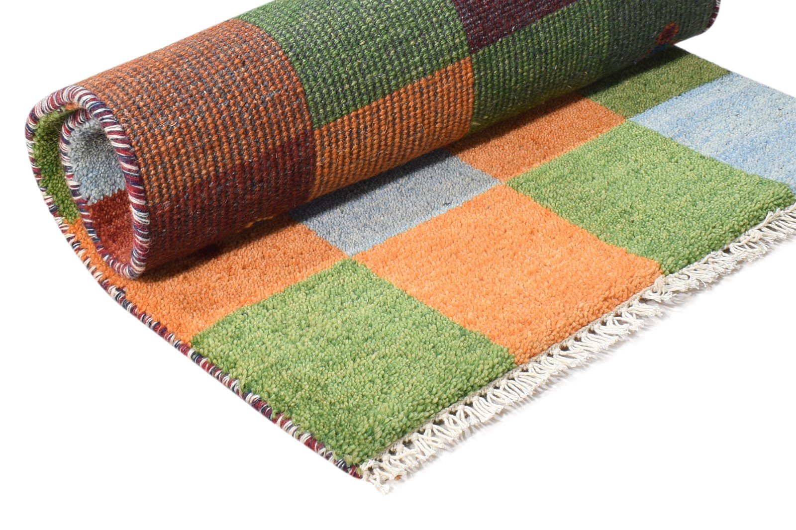 Hand Knotted Multi Color Wool Rug 2X3 Southwestern American Tribal Small Carpet 7865062817941