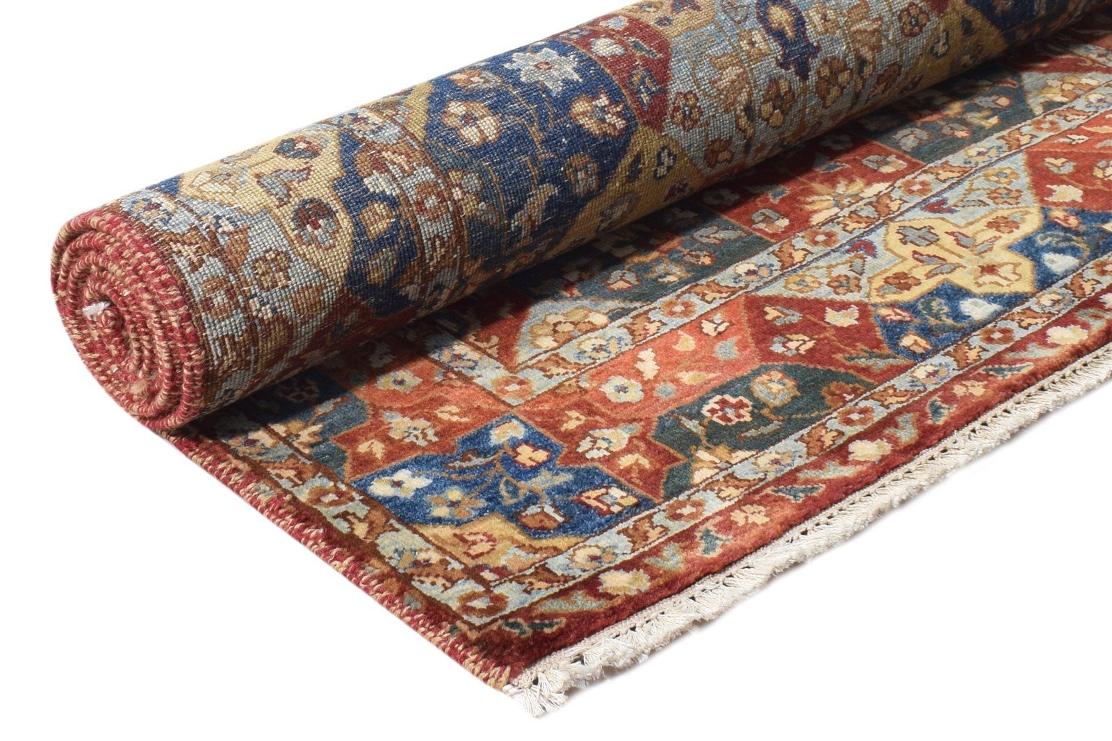 Hand Knotted Multi Color Wool Rug 3' X 5' Persian Agra Oriental Small Carpet 7864594792597