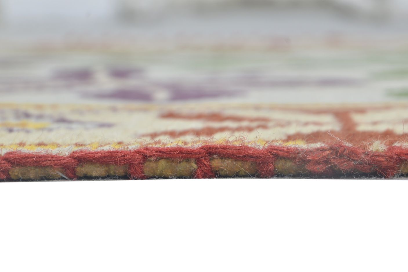 Hand Knotted Multi Color Wool Rug 4X6 Modern French Oriental Room Size Carpet 7864873812117