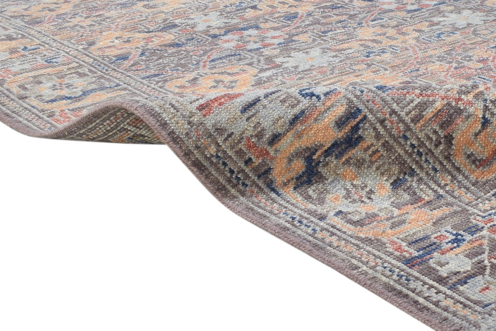 Georgianne Hand Knotted Multi Color Wool Rug 5X8 Persian Bokhara Oriental 7864798544021