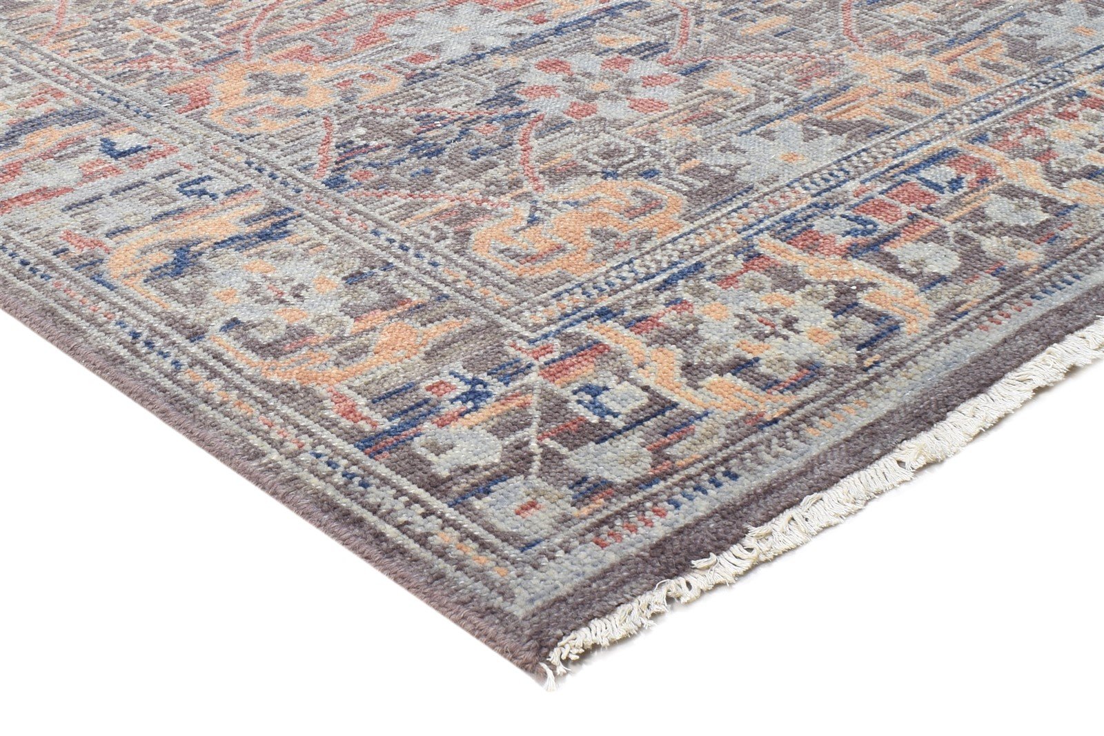 Georgianne Hand Knotted Multi Color Wool Rug 5X8 Persian Bokhara Oriental 7864798544021