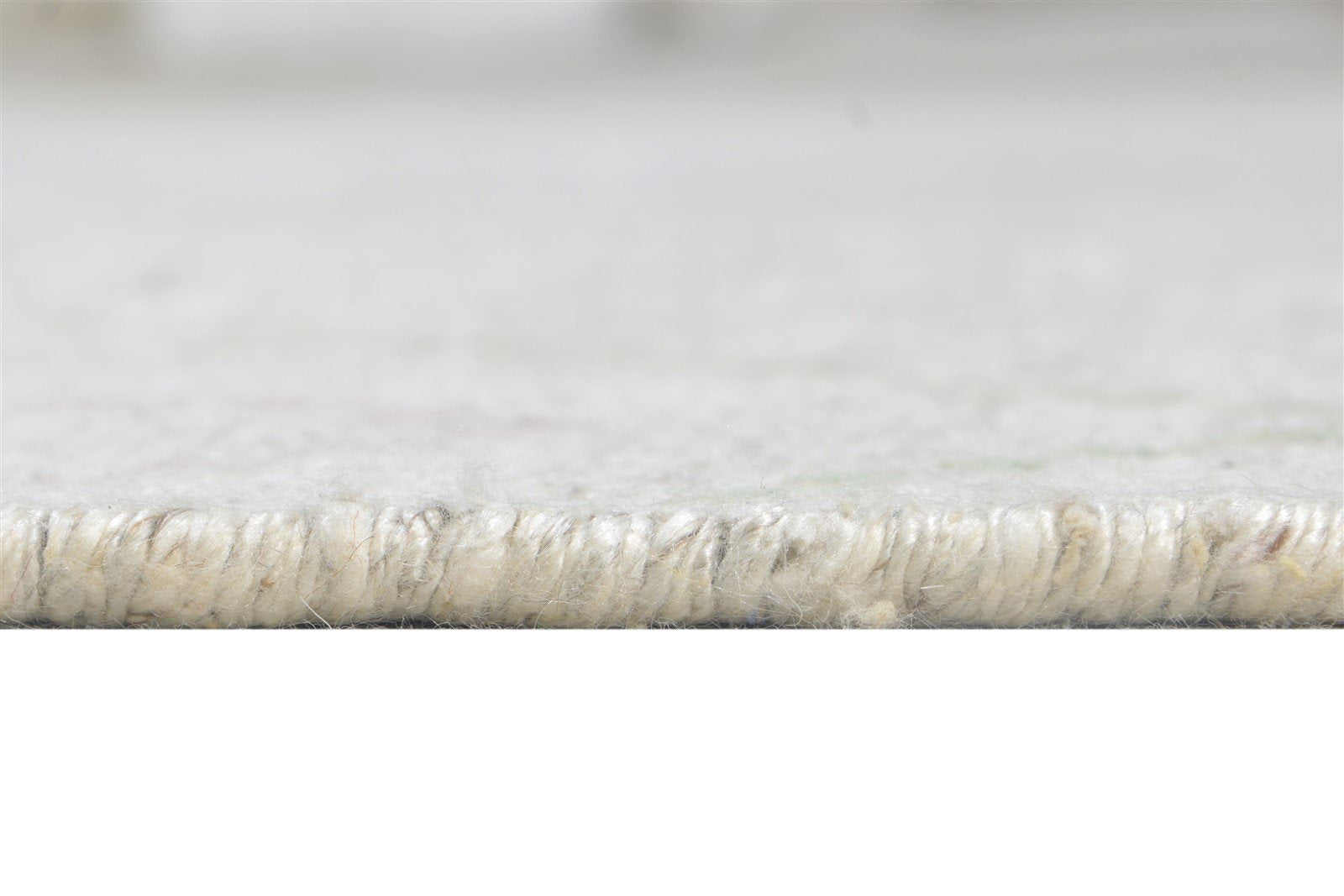 Hand Knotted Off-White Silk Rug 5' X 7' Modern Moroccan Chevron Room Size Carpet 7864417353877