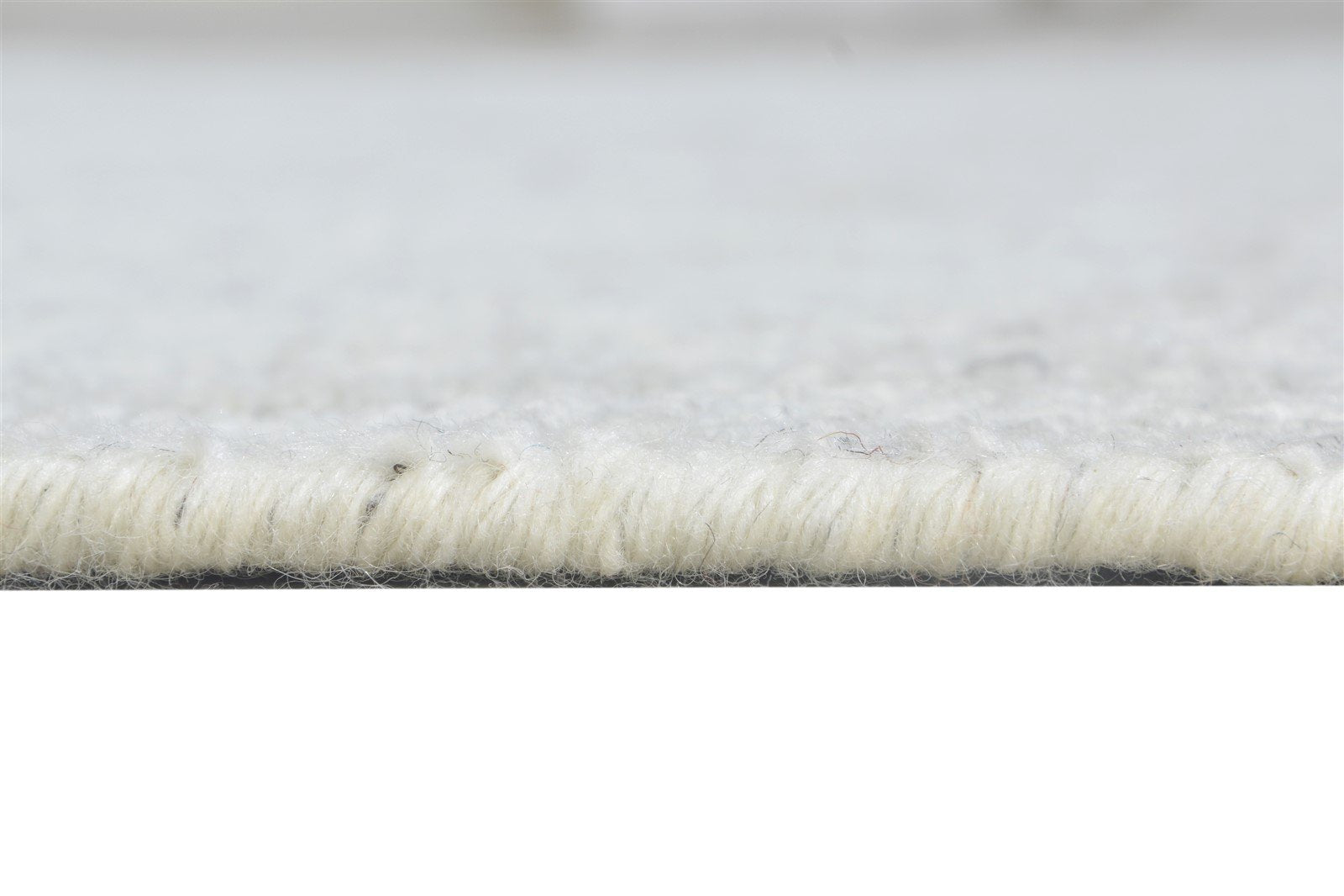 Hand Knotted Off-White Wool Rug 5X8 Modern Scandinavian Abstract Room Size 7865011437717