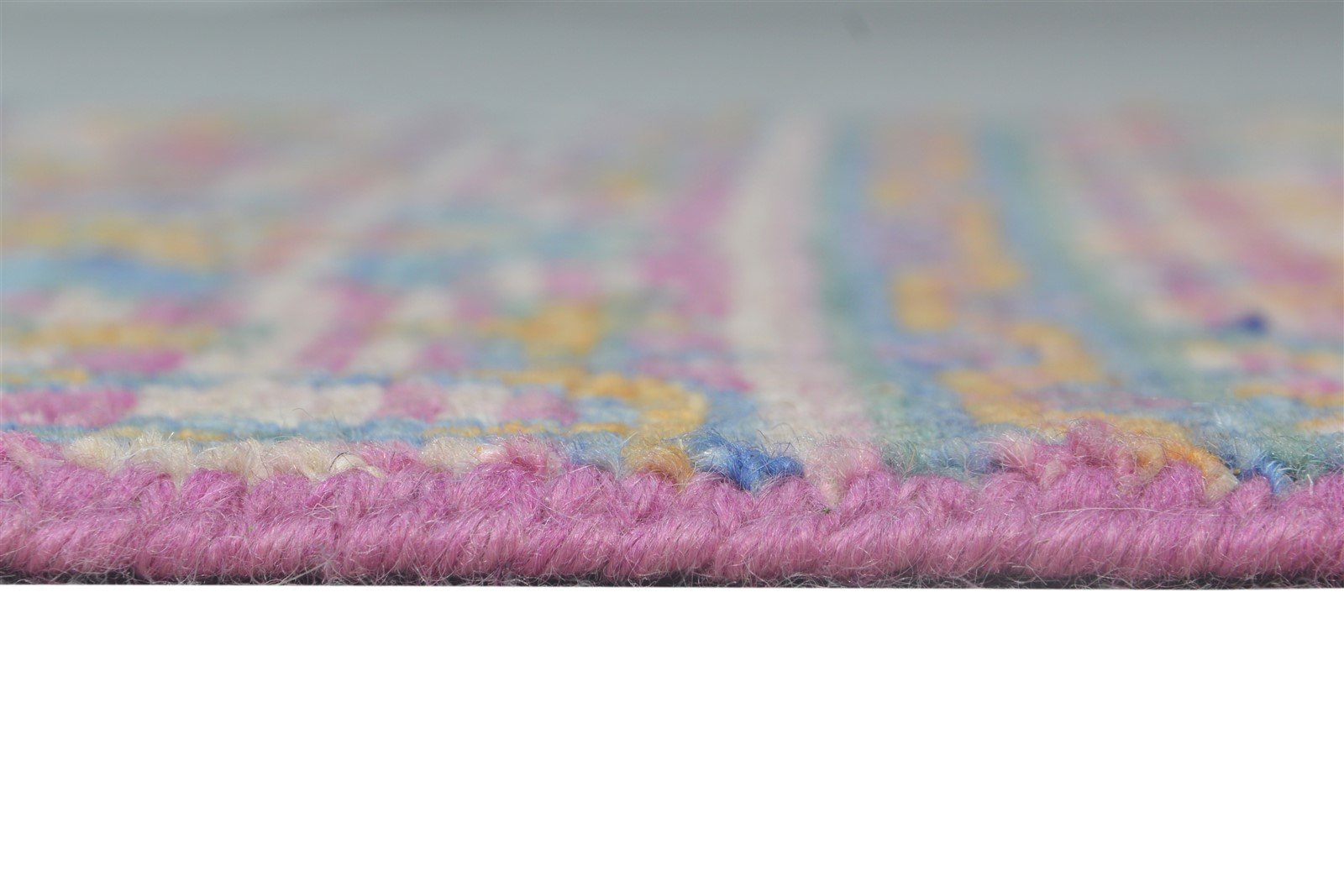 Hand Knotted Pink Wool Rug 2' X 2' Persian Oushak Oriental Small Carpet 7865159057557