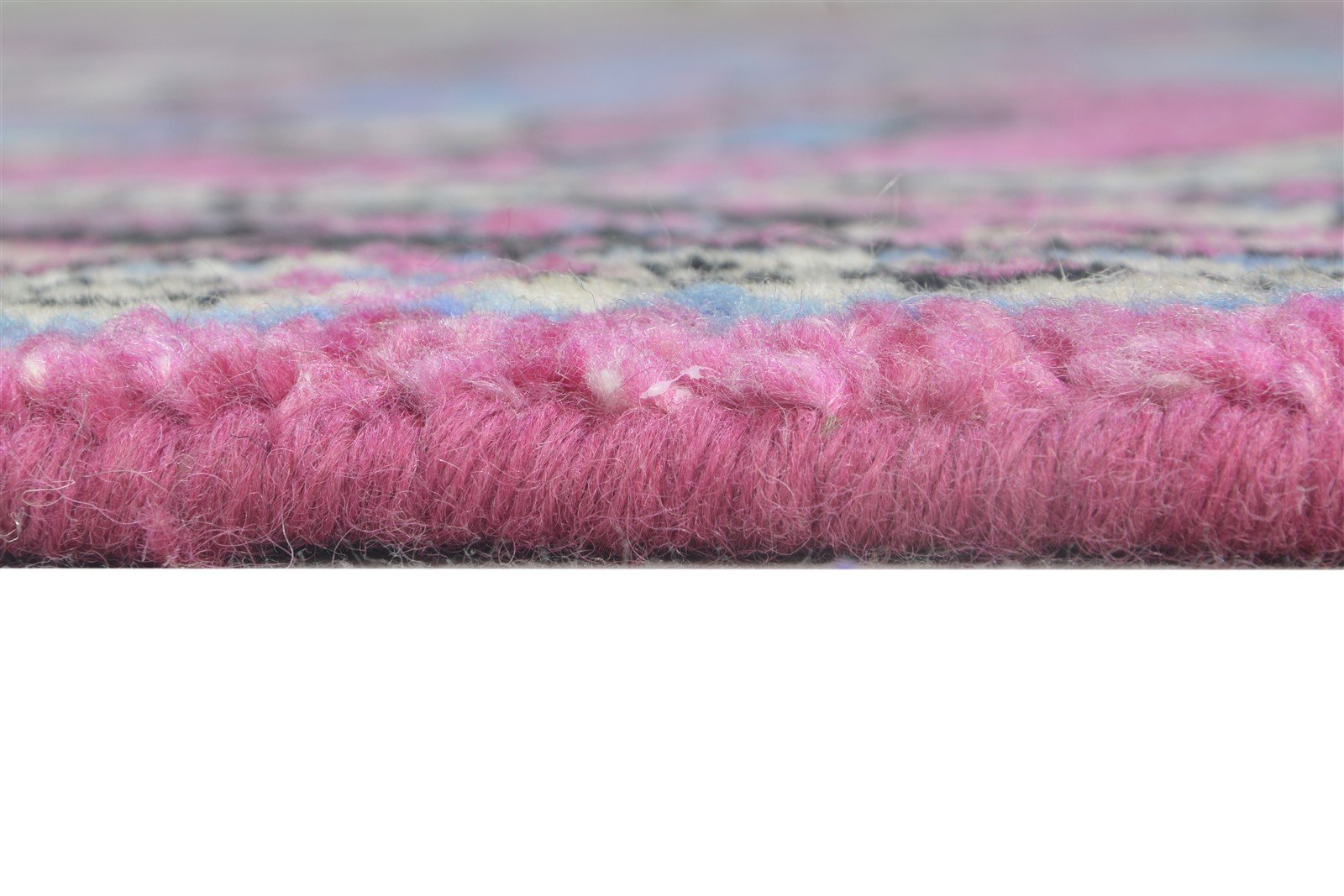 Hand Knotted Pink Wool Rug 4' X 8' Persian Serapi Oriental Room Size Runner 7864982438037